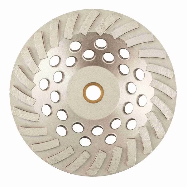 5'' x 7858 w 9 Segments Swirl Grinding Cup Wheel, Paragon Diamond Tools, Mfr#: SCW-5-9